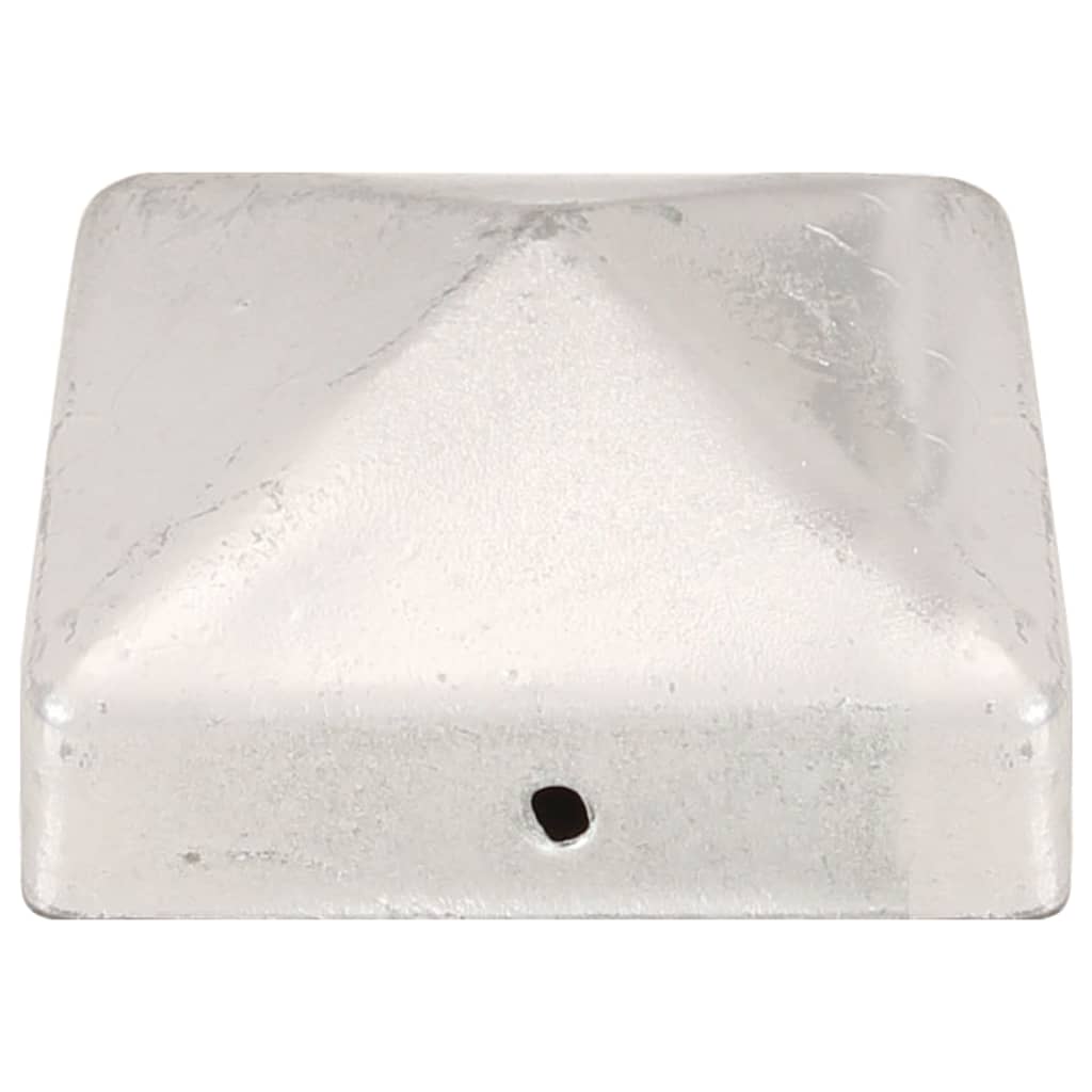 Paalkappen 6 St Piramide 71X71 Mm Gegalvaniseerd Metaal 71 x 71 mm