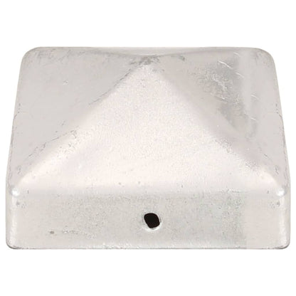 Paalkappen 6 St Piramide 71X71 Mm Gegalvaniseerd Metaal 71 x 71 mm