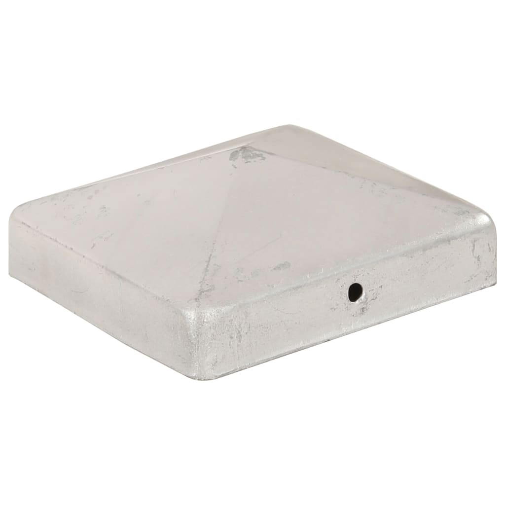 Paalkappen 6 St Piramide 91X91 Mm Gegalvaniseerd Metaal 91 x 91 mm
