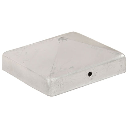 Paalkappen 6 St Piramide 91X91 Mm Gegalvaniseerd Metaal 91 x 91 mm