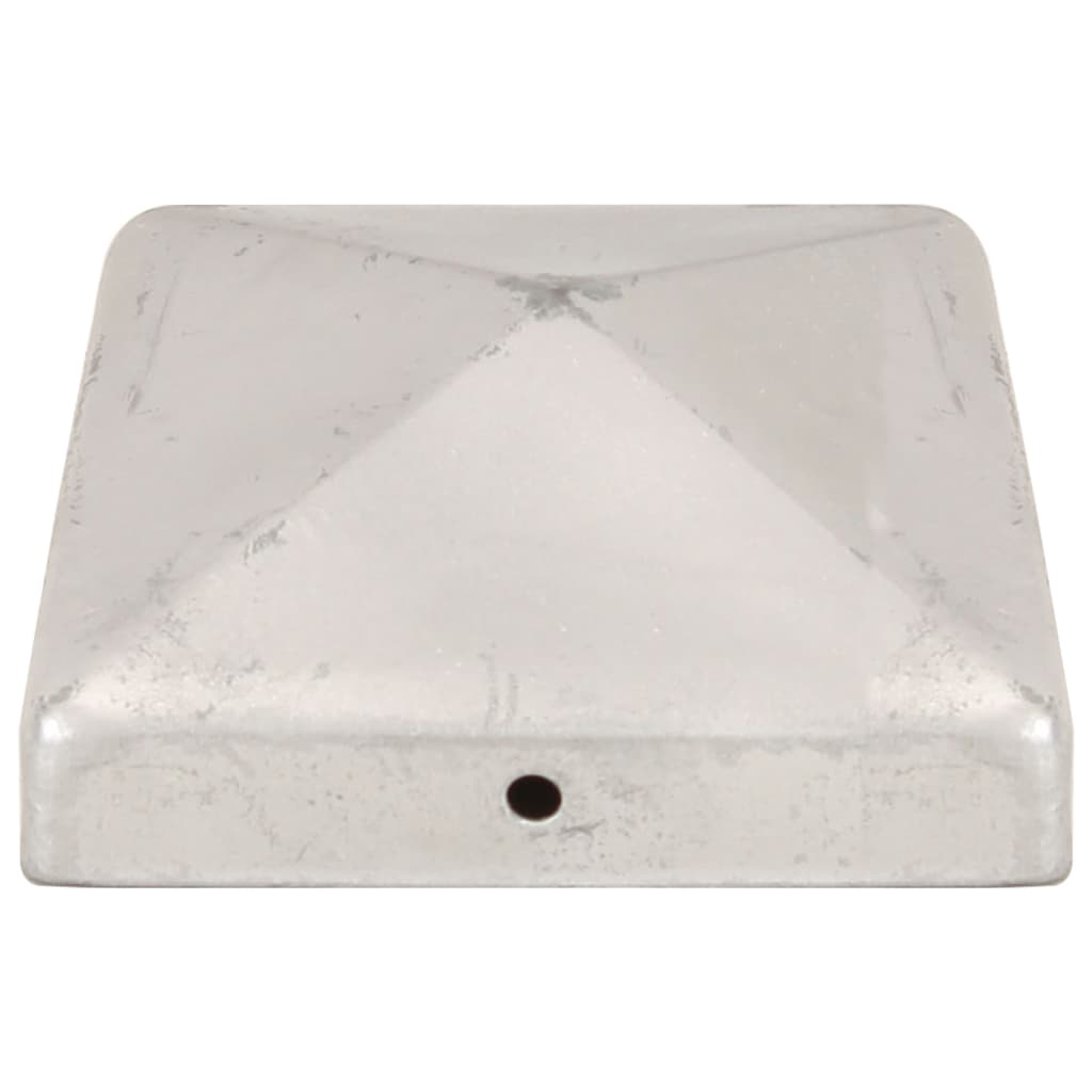 Paalkappen 6 St Piramide 91X91 Mm Gegalvaniseerd Metaal 91 x 91 mm