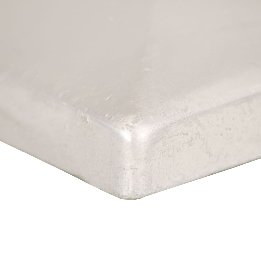 Paalkappen 6 St Piramide 91X91 Mm Gegalvaniseerd Metaal 91 x 91 mm