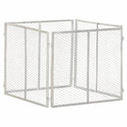 Compost bin 85x85x70 cm galvanised steel