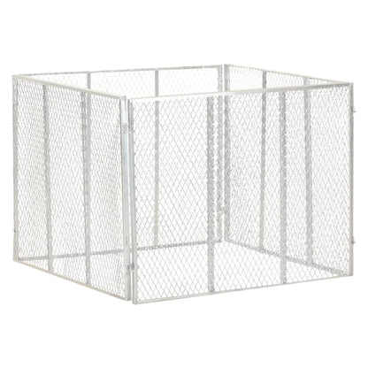 Compostbak 100X100X77 Cm Gegalvaniseerd Staal 100 x 100 x 77 cm