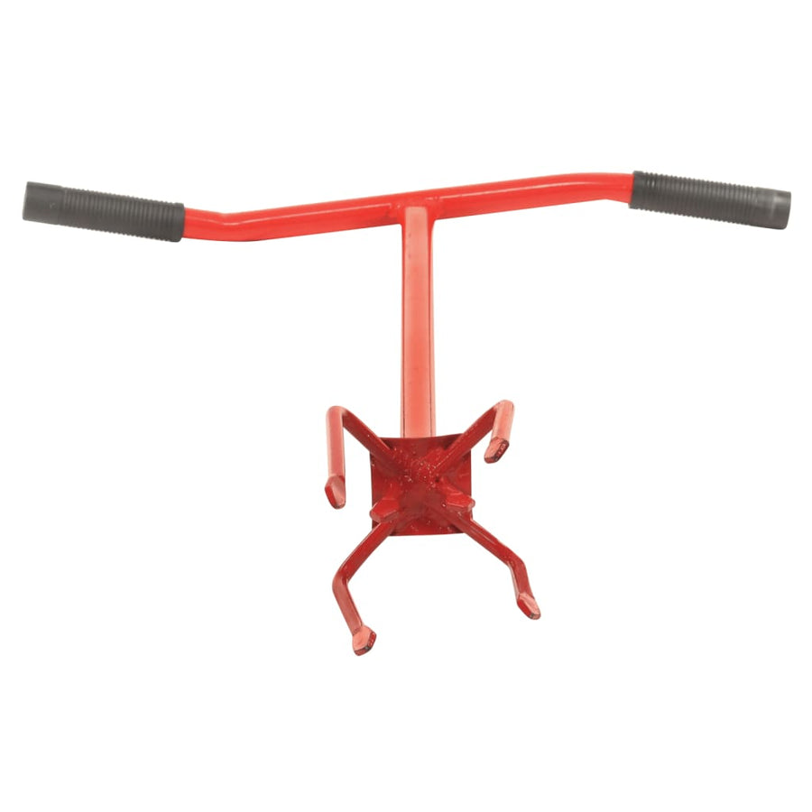 Tuinklauw Staal Rood