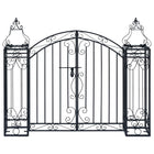 Poort decoratief 122x20,5x100 cm smeedijzer 122 x 20.5 x 100 cm