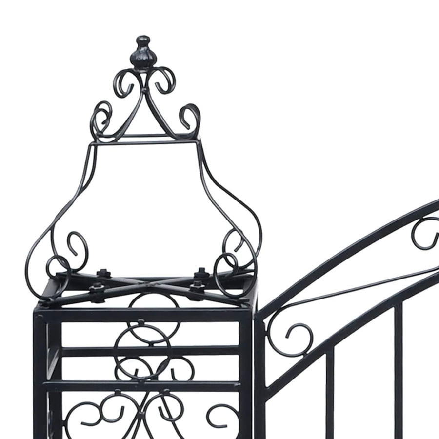 Poort decoratief 122x20,5x100 cm smeedijzer 122 x 20.5 x 100 cm