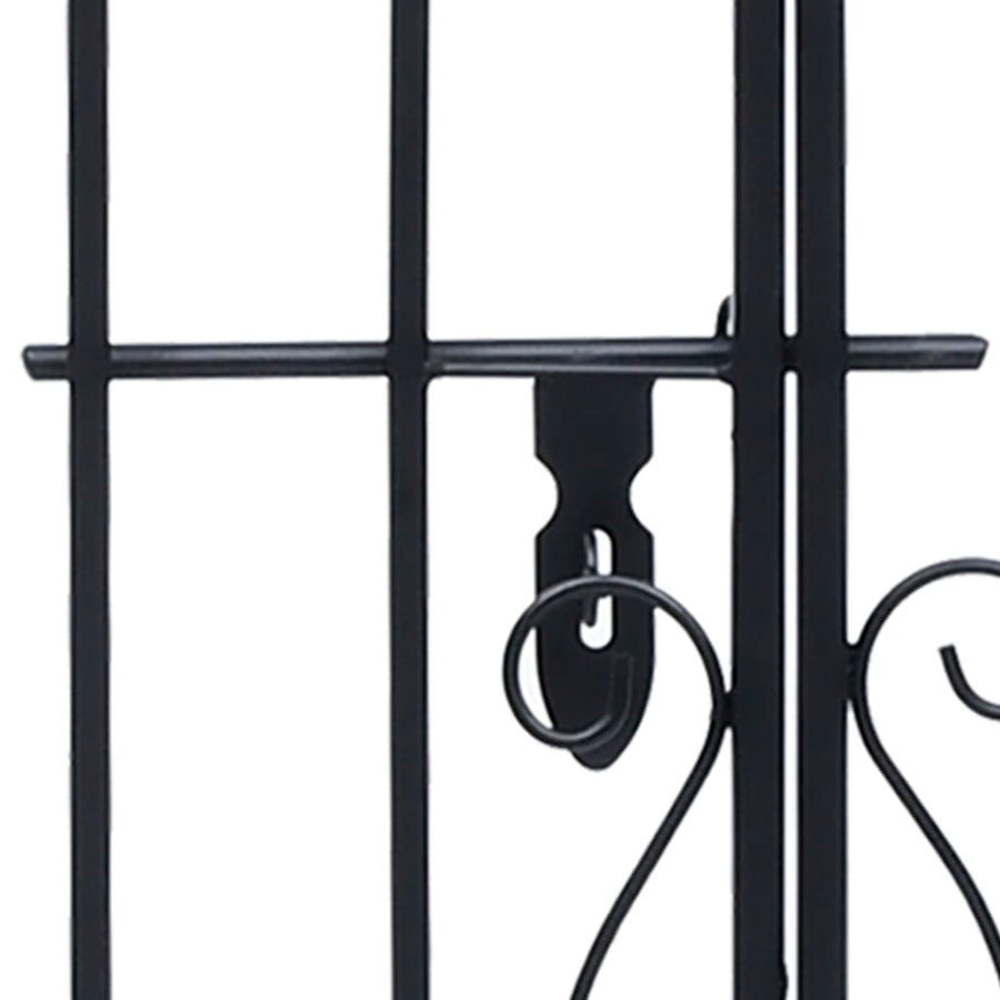 Poort decoratief 122x20,5x100 cm smeedijzer 122 x 20.5 x 100 cm