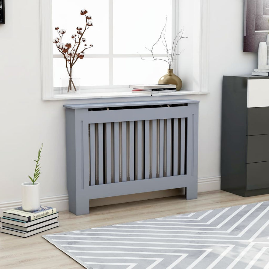 Radiatorombouw 2X9X8,5 Cm Mdf 1 112 x 19 x 81.5 cm Antraciet