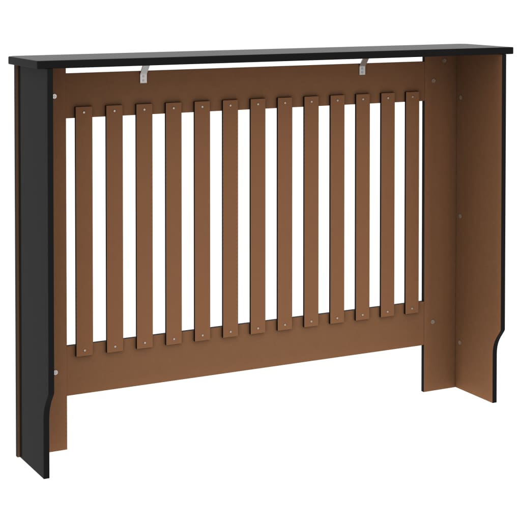 Radiatorombouw 2X9X8,5 Cm Mdf 1 112 x 19 x 81.5 cm Zwart