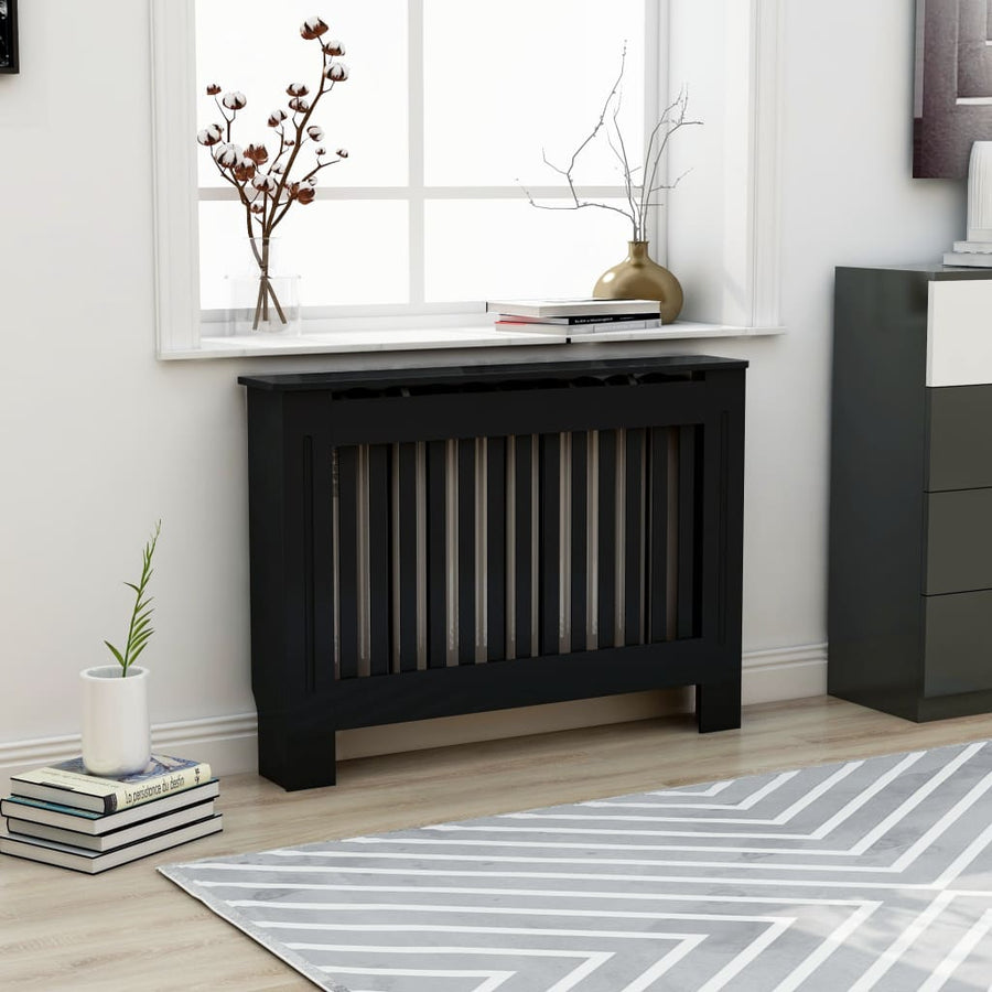 Radiatorombouw 2X9X8,5 Cm Mdf 1 112 x 19 x 81.5 cm Zwart
