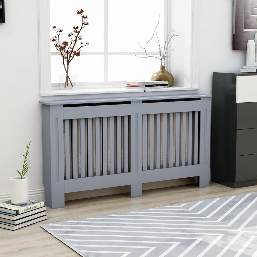 Radiatorombouw 52X9X8,5 Cm Mdf 1 152 x 19 x 81.5 cm Antraciet