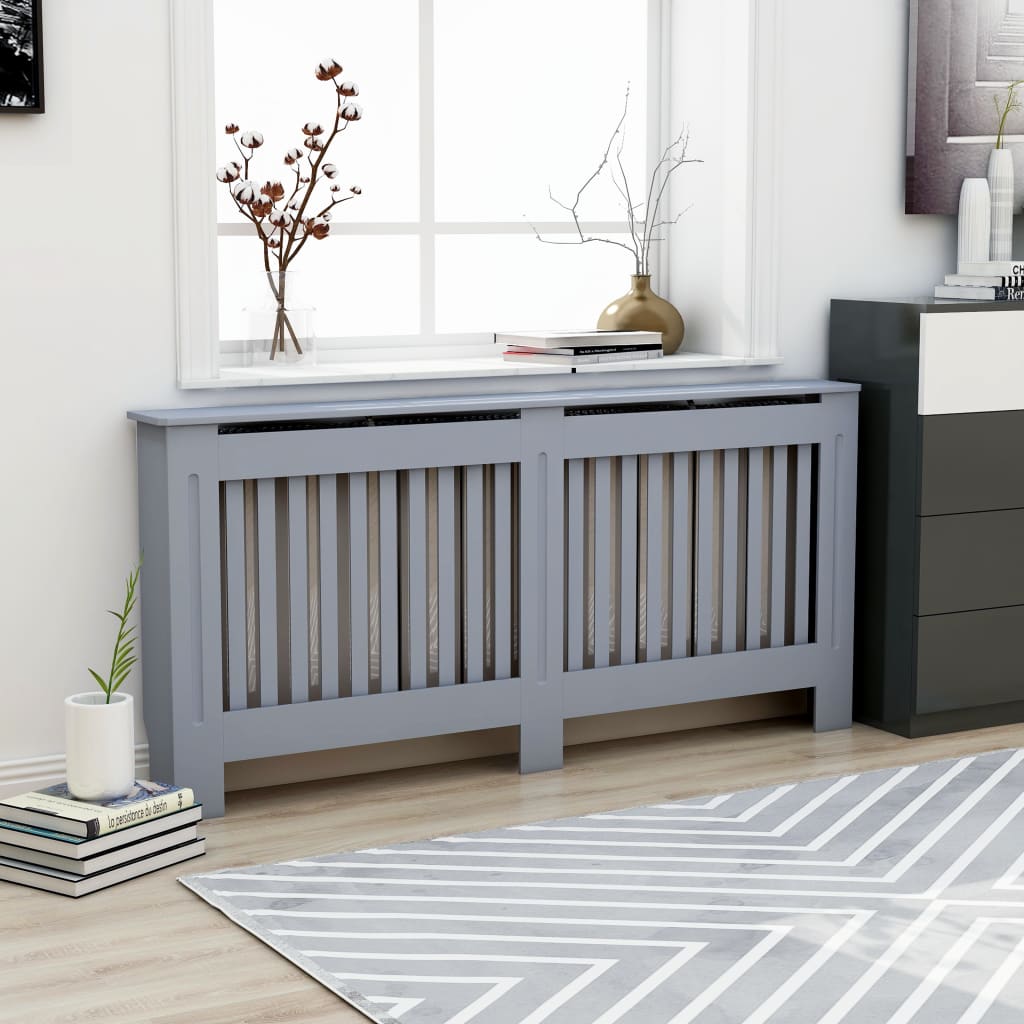 Radiatorombouw 72X9X8,5 Cm Mdf 1 172 x 19 x 81.5 cm Antraciet