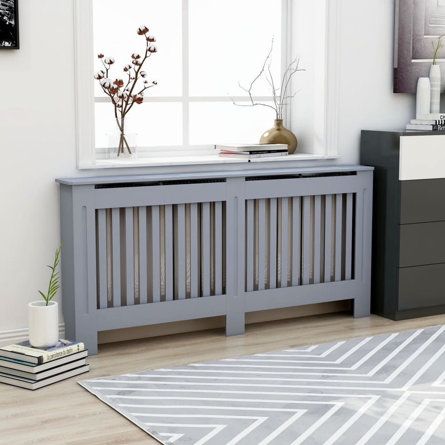 Radiatorombouw 72X9X8,5 Cm Mdf 1 172 x 19 x 81.5 cm Antraciet