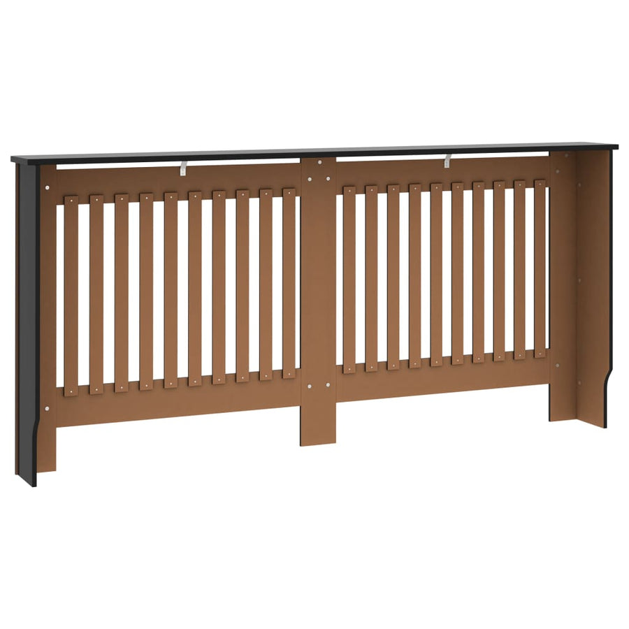 Radiatorombouw 72X9X8,5 Cm Mdf 1 172 x 19 x 81.5 cm Zwart