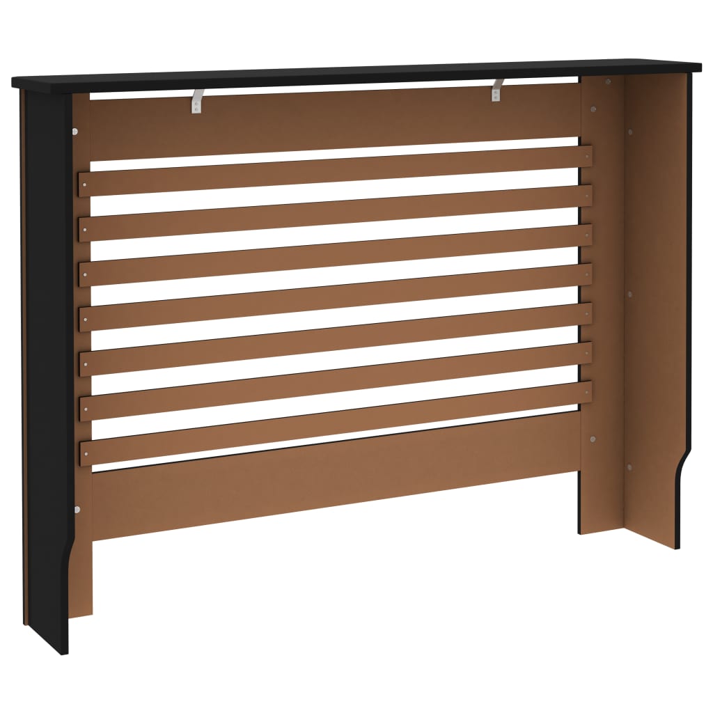 Radiatorombouw 2X9X8,5 Cm Mdf 1 112 x 19 x 81.5 cm Zwart