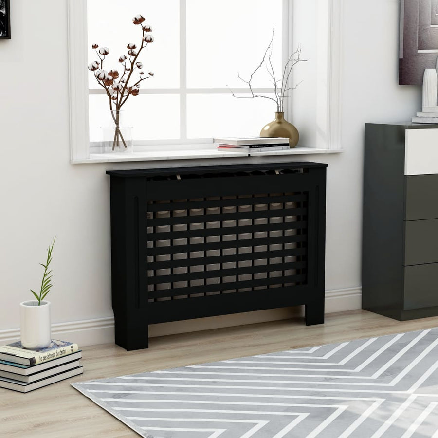 Radiatorombouw 2X9X8,5 Cm Mdf 1 112 x 19 x 81.5 cm Zwart