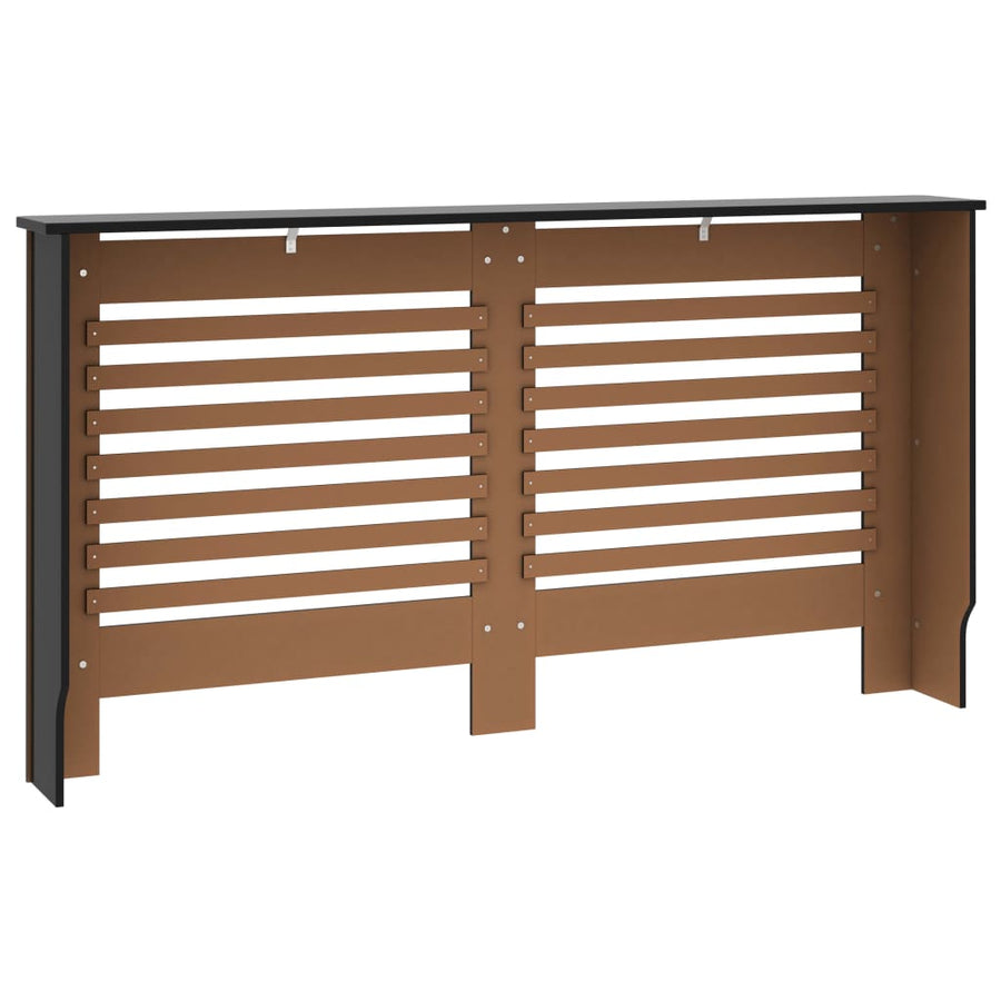 Radiatorombouw 52X9X8,5 Cm Mdf 1 152 x 19 x 81.5 cm Zwart