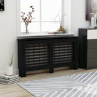 Radiatorombouw 152x19x81,5 cm MDF zwart