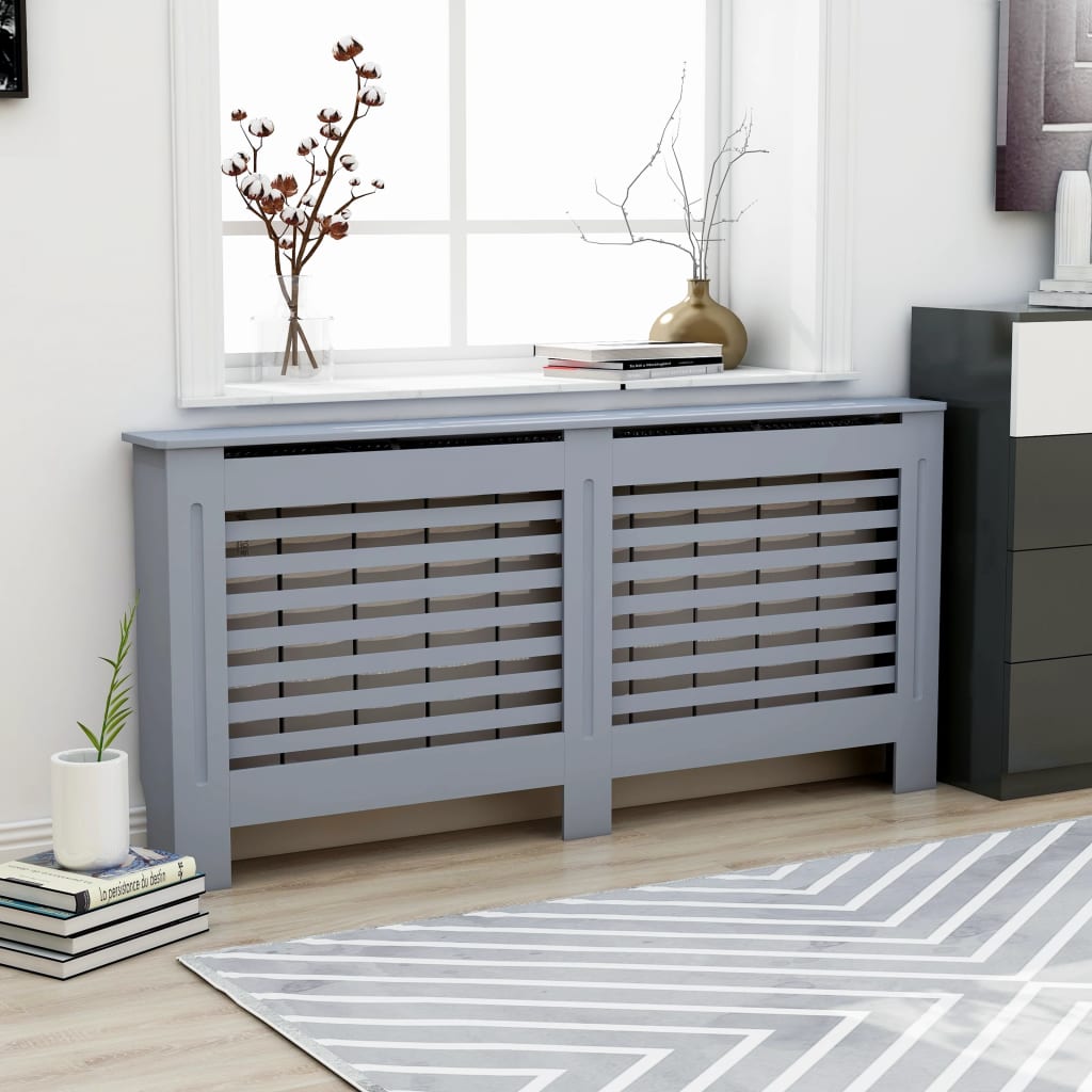Radiatorombouw 72X9X8,5 Cm Mdf 1 172 x 19 x 81.5 cm Antraciet