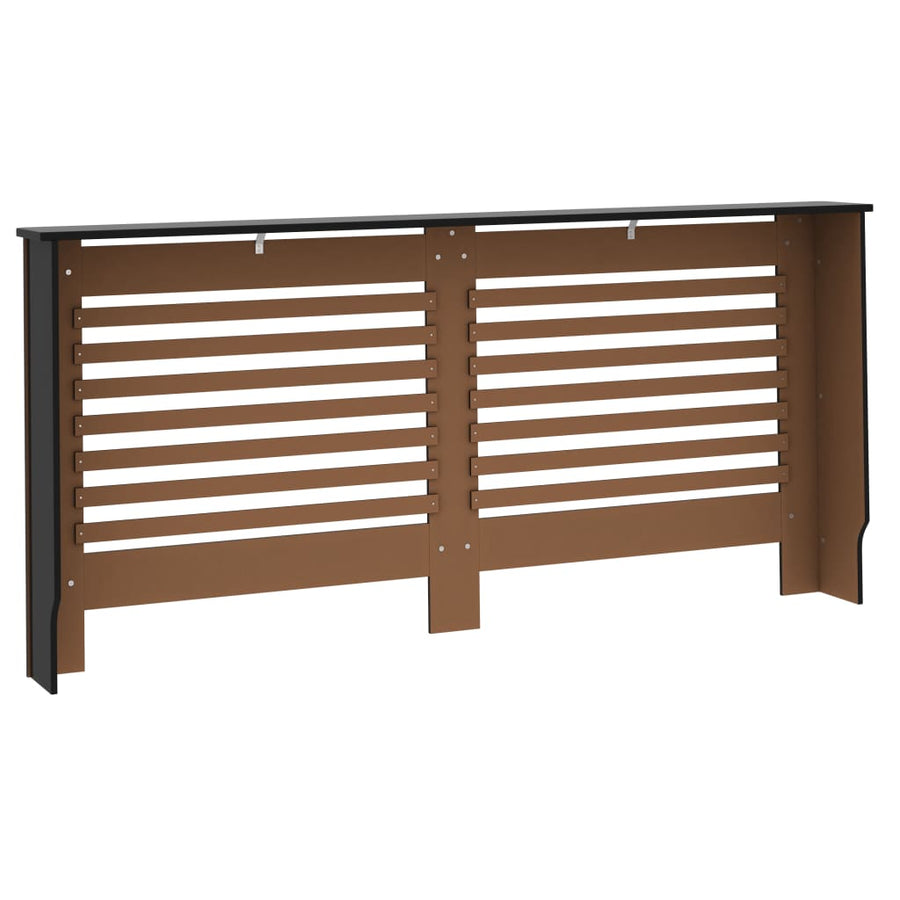 Radiatorombouw 72X9X8,5 Cm Mdf 1 172 x 19 x 81.5 cm Zwart