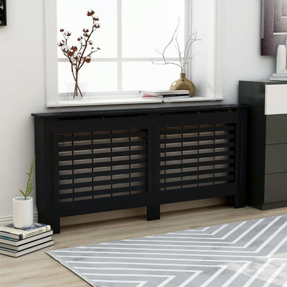 Radiatorombouw 72X9X8,5 Cm Mdf 1 172 x 19 x 81.5 cm Zwart