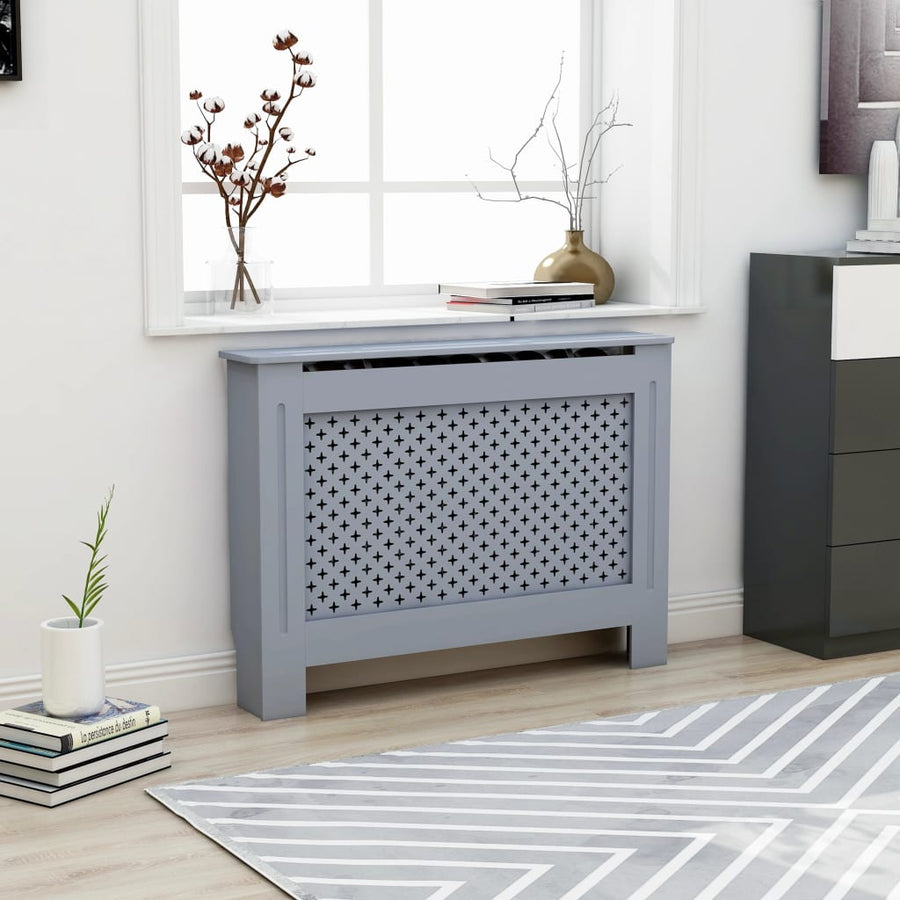 Radiatorombouw 2X9X8,5 Cm Mdf 1 112 x 19 x 81.5 cm Antraciet