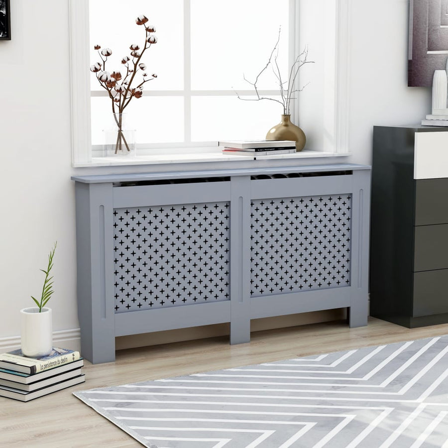 Radiatorombouw 52X9X8,5 Cm Mdf 1 152 x 19 x 81.5 cm Antraciet