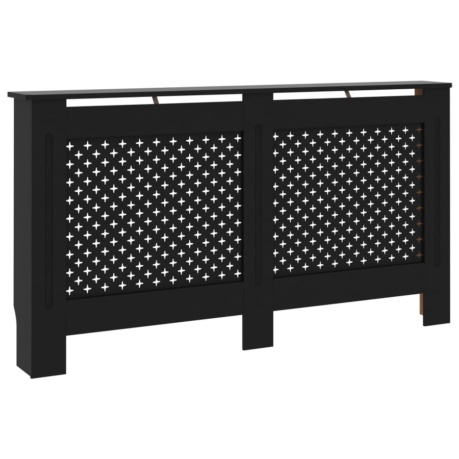Radiatorombouw 52X9X8,5 Cm Mdf 1 152 x 19 x 81.5 cm Zwart