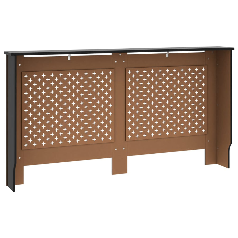 Radiatorombouw 52X9X8,5 Cm Mdf 1 152 x 19 x 81.5 cm Zwart
