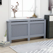 Radiatorombouw 172x19x81,5 cm MDF antraciet honingraat