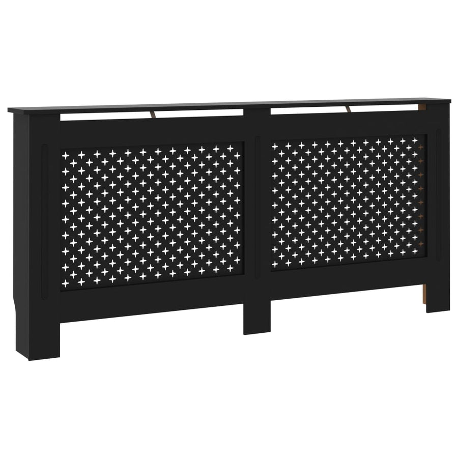Radiatorombouw 72X9X8,5 Cm Mdf 1 172 x 19 x 81.5 cm Zwart