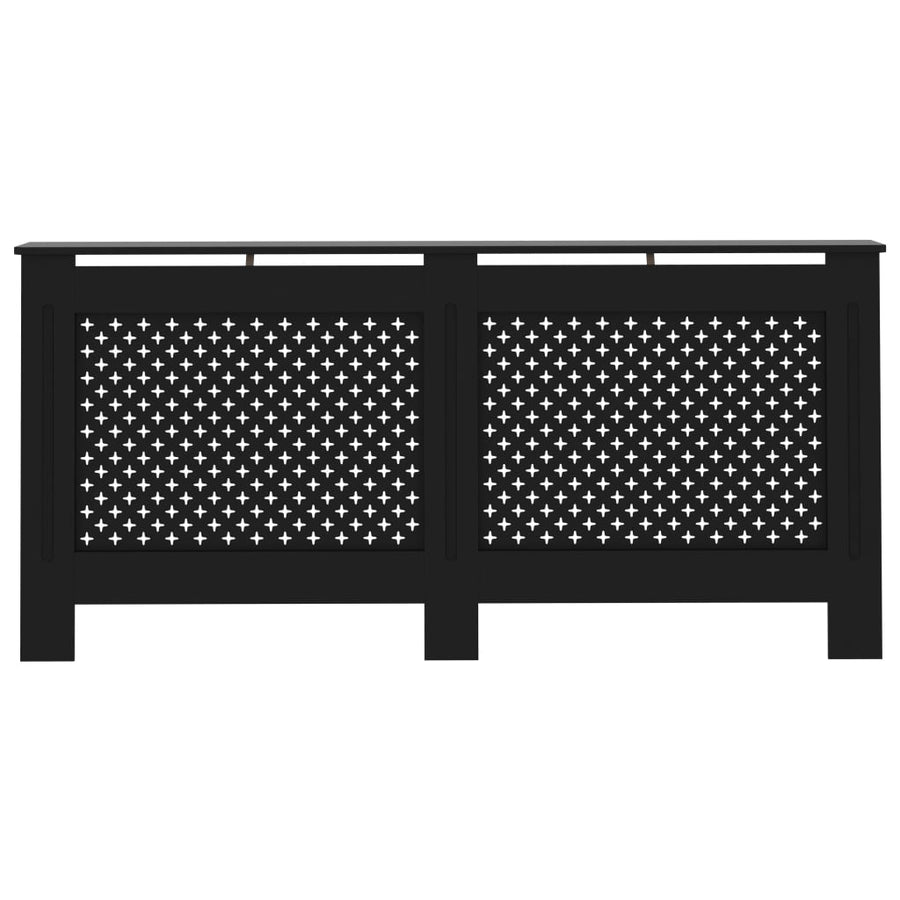Radiatorombouw 72X9X8,5 Cm Mdf 1 172 x 19 x 81.5 cm Zwart