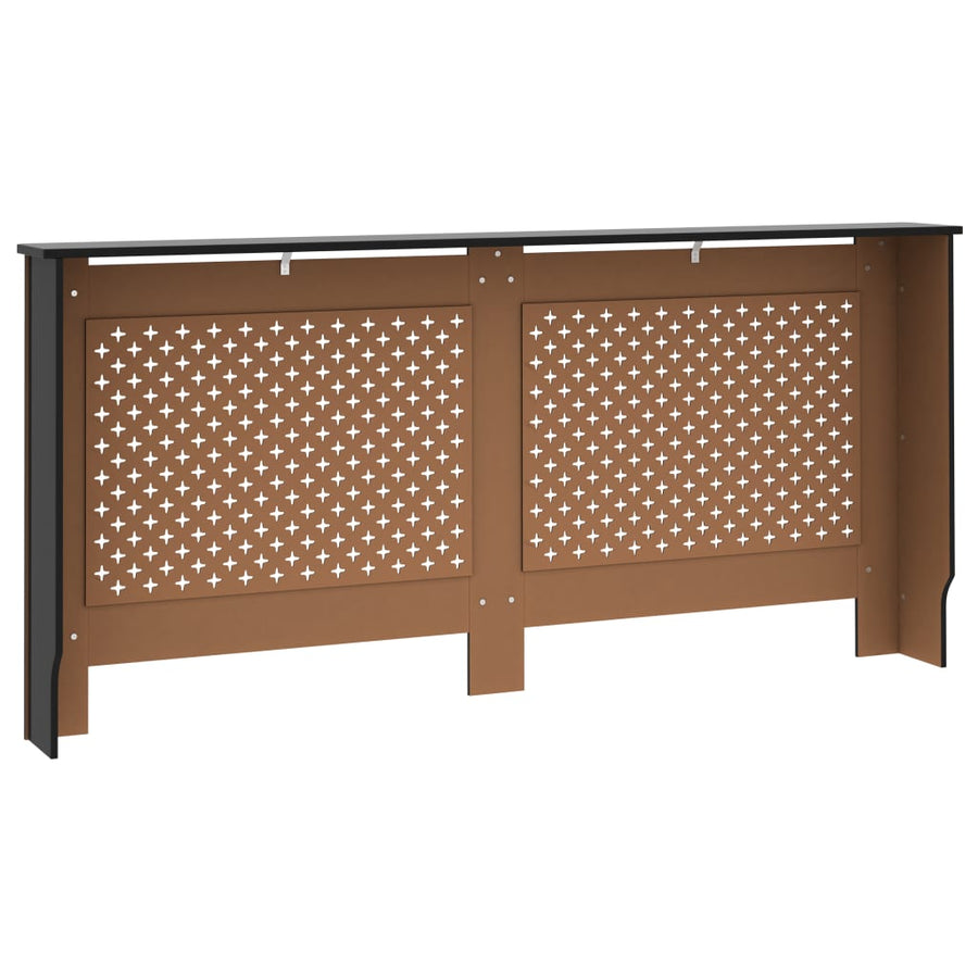 Radiatorombouw 72X9X8,5 Cm Mdf 1 172 x 19 x 81.5 cm Zwart