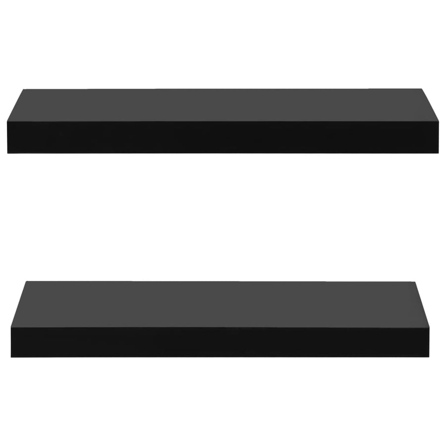 Wandplanken Zwevend 40X0X3,8 Cm Zwart 40 x 20 x 3.8 cm