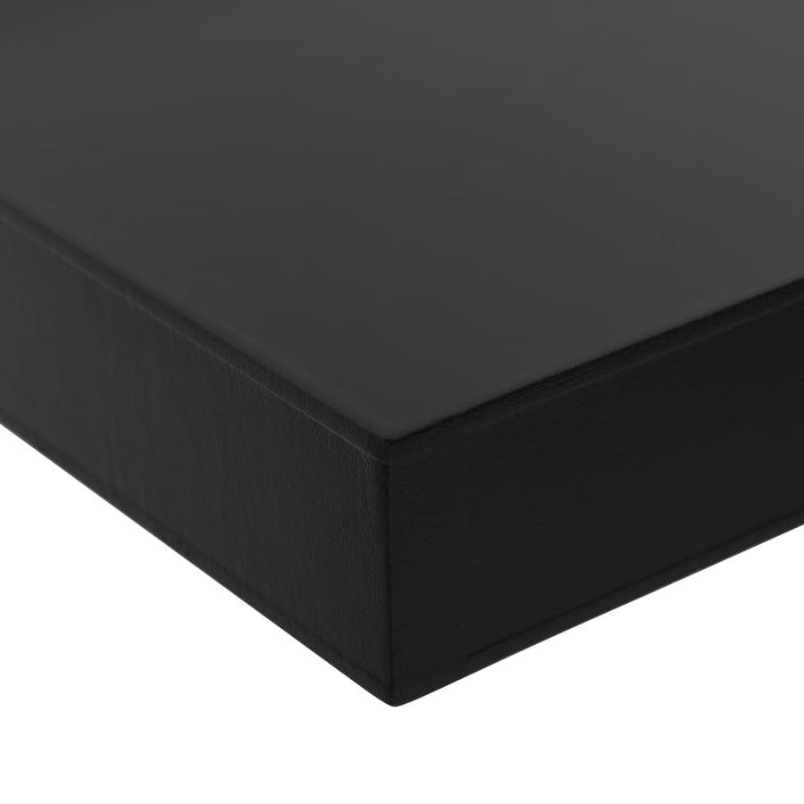 Wandschappen Zwevend 60X0X3,8 Cm Zwart 60 x 20 x 3.8 cm