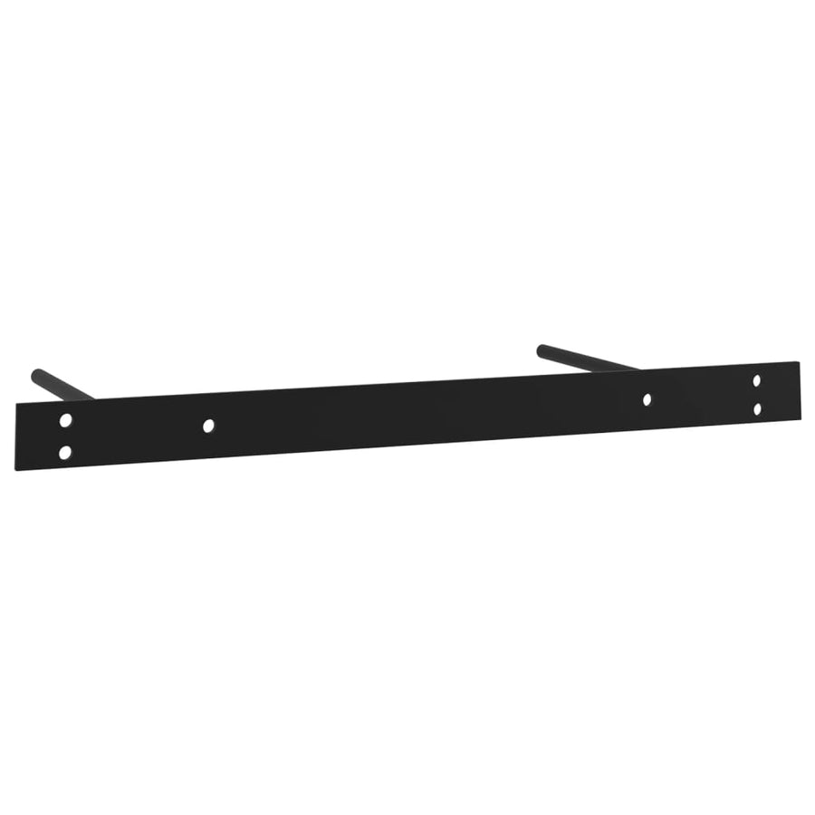 Wandschap Met Lade Zwevend Zwart 80 x 25 x 8 cm