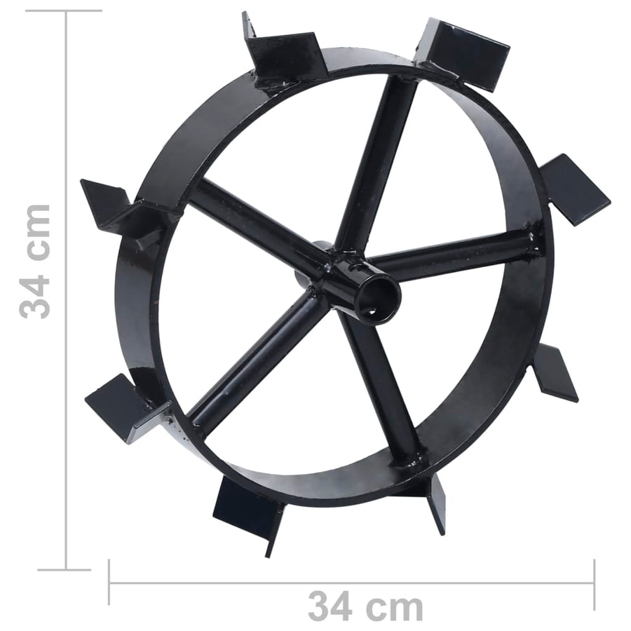 Wielen Voor 6,5 Pk Benzinefrees 2 St Metaal