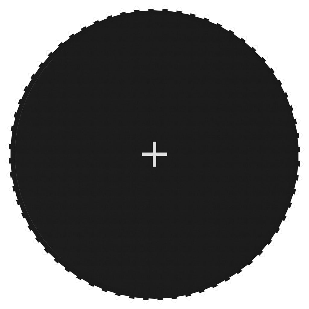 Springmat Voor 12 Feet/3,66 M Ronde Trampoline Stof Zwart 3.66 m