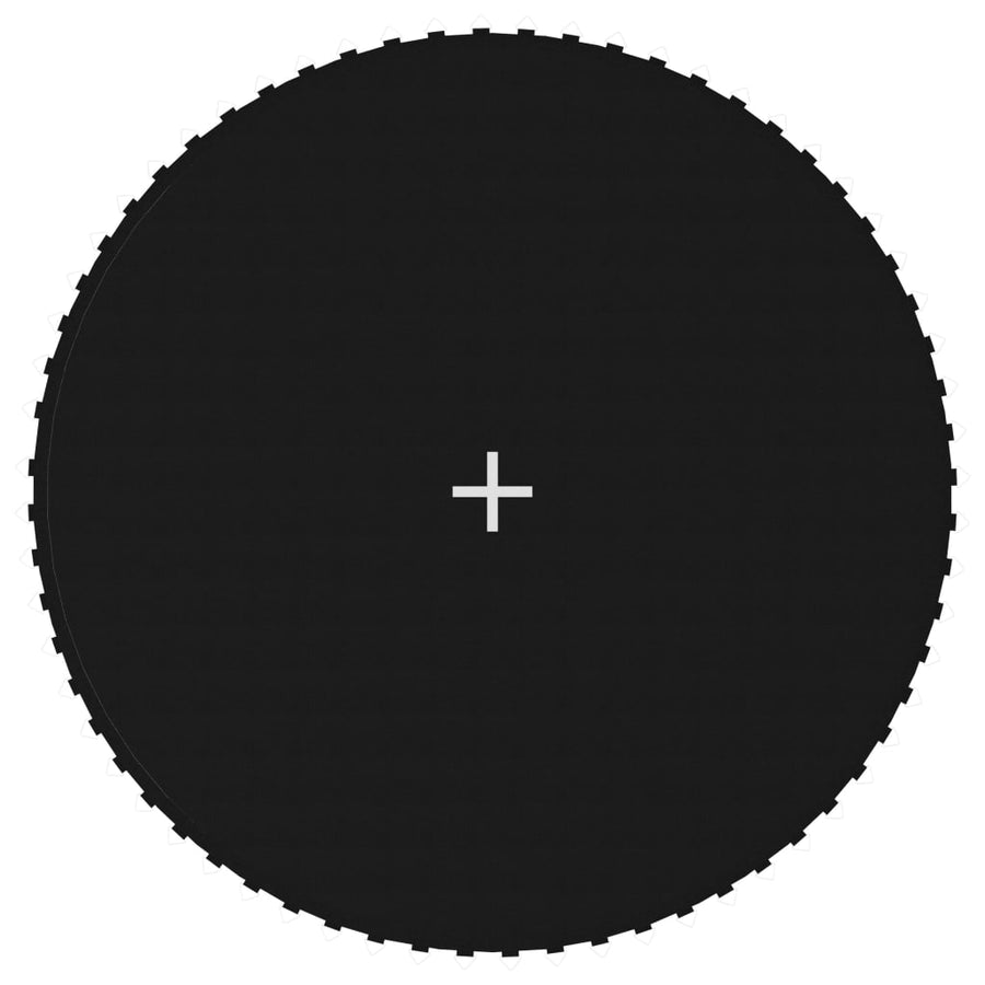 Springmat Voor 12 Feet/3,66 M Ronde Trampoline Stof Zwart 3.66 m