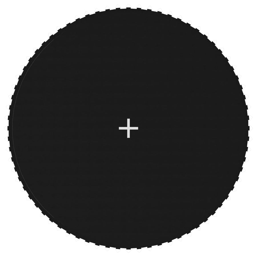 Springmat Voor 13 Feet/3,96 M Ronde Trampoline Stof Zwart 3.96 m
