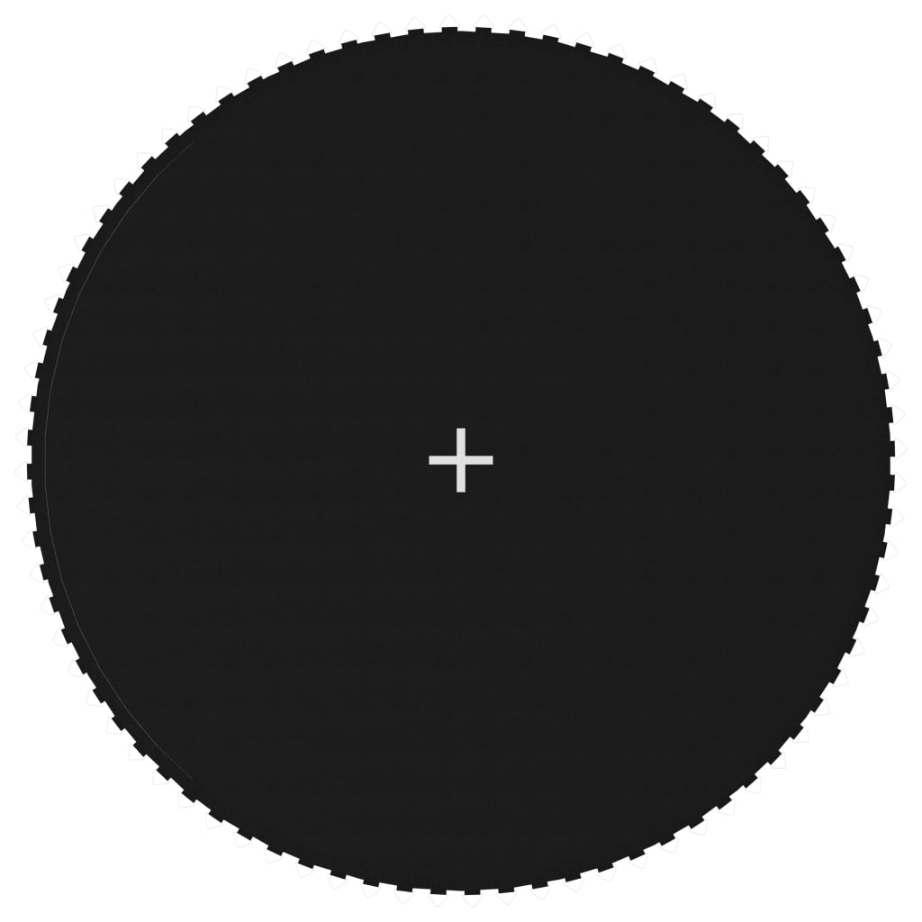 Springmat Voor 14 Feet/4,27 M Ronde Trampoline Stof Zwart 4.27 m