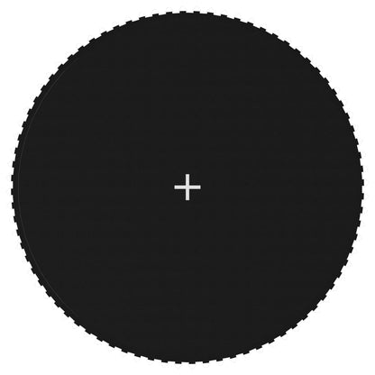 Springmat Voor 14 Feet/4,27 M Ronde Trampoline Stof Zwart 4.27 m