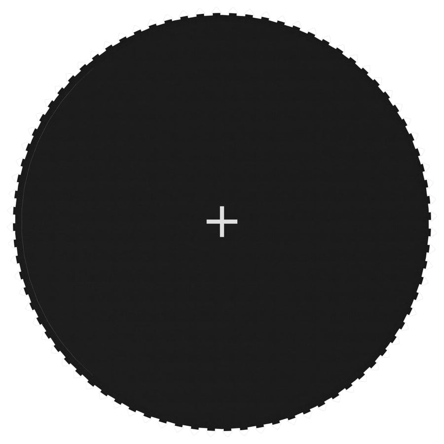 Springmat Voor 14 Feet/4,27 M Ronde Trampoline Stof Zwart 4.27 m