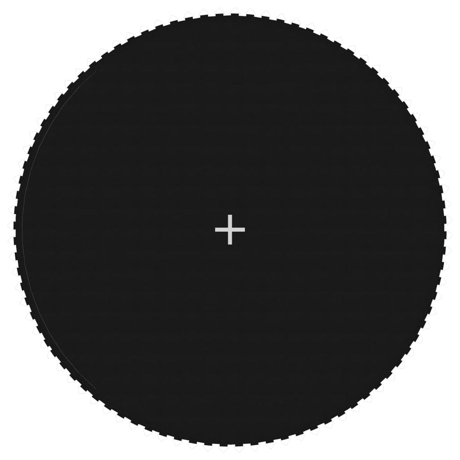Springmat Voor 15 Feet/4,57 M Ronde Trampoline Stof Zwart 4.57 m
