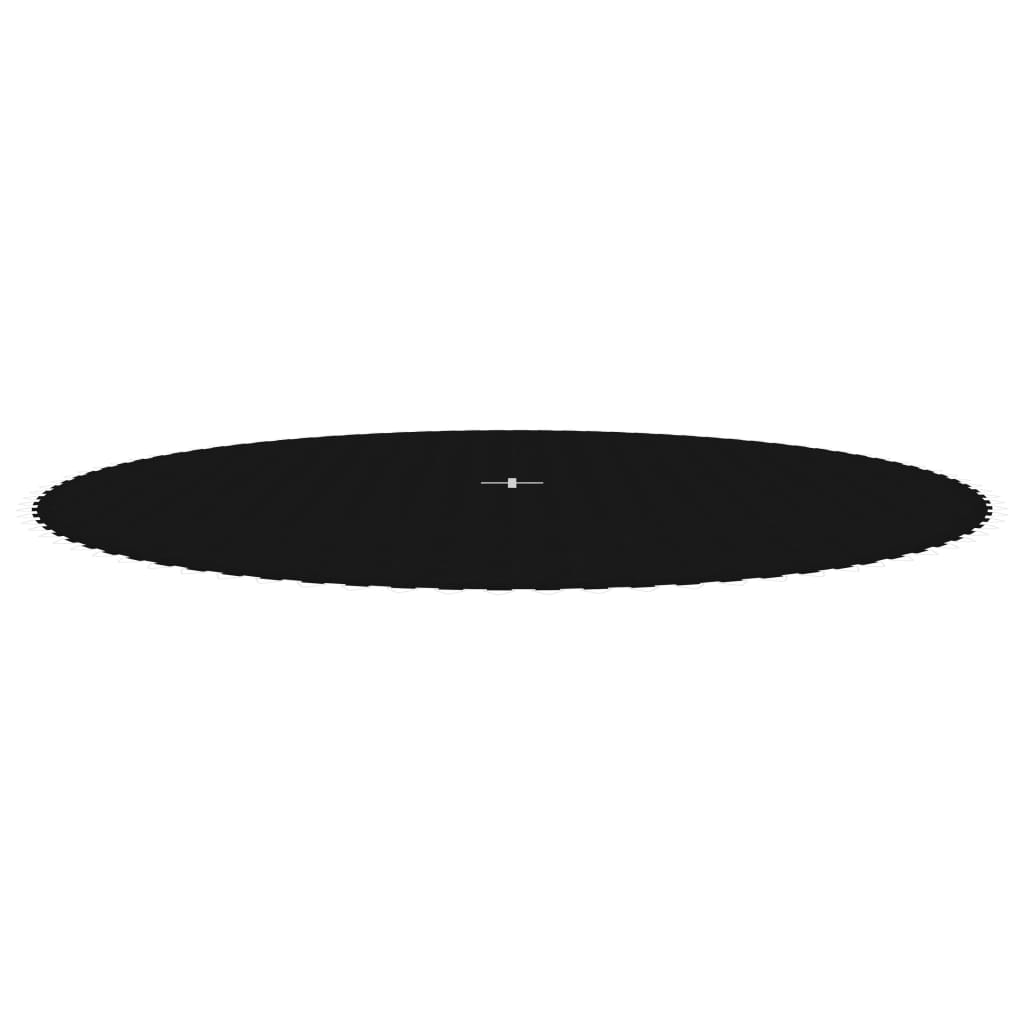 Springmat Voor 15 Feet/4,57 M Ronde Trampoline Stof Zwart 4.57 m