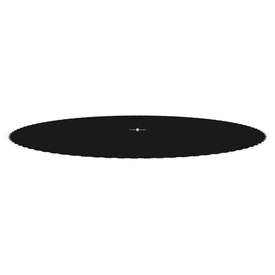 Springmat Voor 15 Feet/4,57 M Ronde Trampoline Stof Zwart 4.57 m