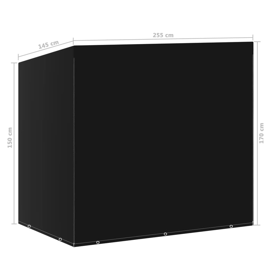 Schommelbankhoes Met 0 Oogjes En 2 Ritsen 1 255 x 145 x 170 cm