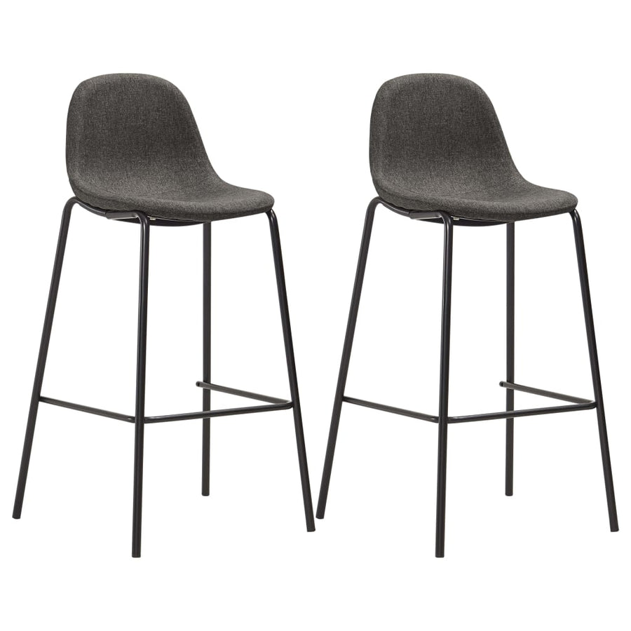 -Delige Barset Stof 3 Donkergrijs