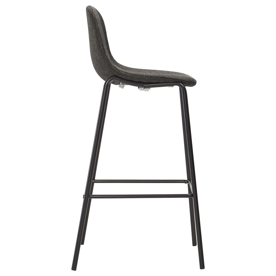 -Delige Barset Stof 3 Donkergrijs